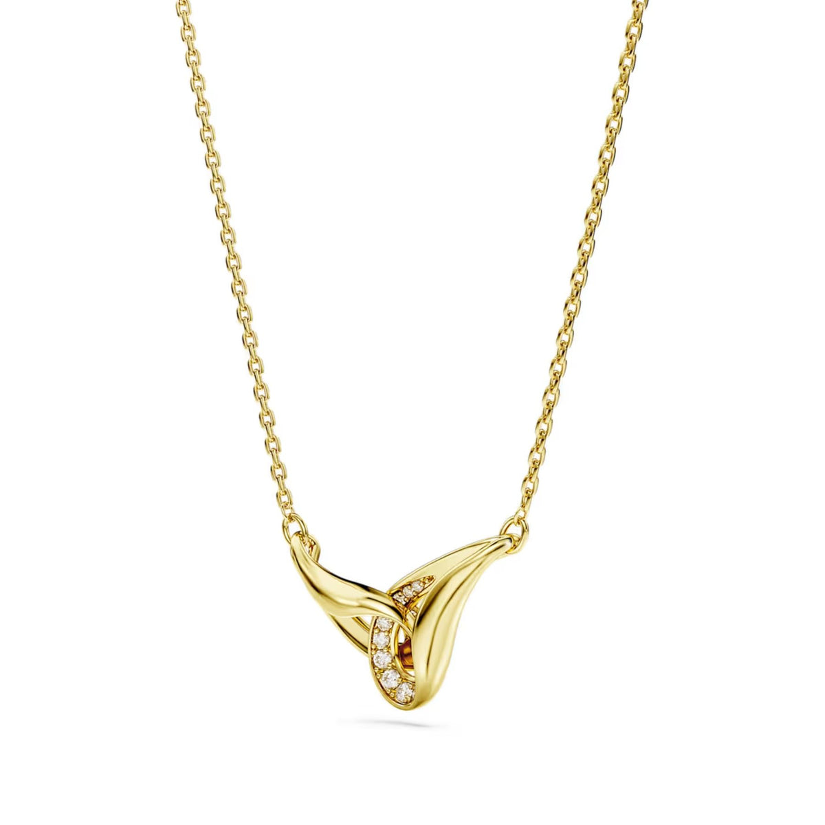 Swarovski Classica riipus, keltakullattu ja kirkkaat zirkonit, 5745560