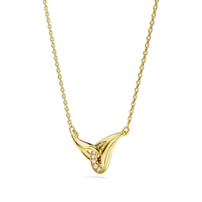 Swarovski Classica riipus, keltakullattu ja kirkkaat zirkonit, 5745560