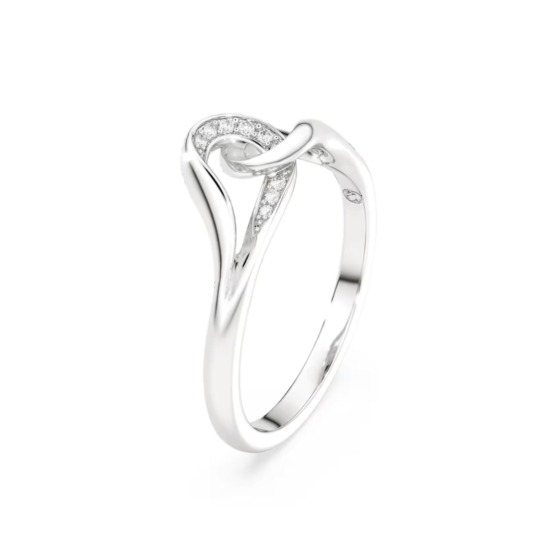 Swarovski Classica sormus, hopea ja kirkkaat zirkoniat, 5745565