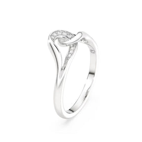 Swarovski Classica sormus, hopea ja kirkkaat zirkoniat, 5745565