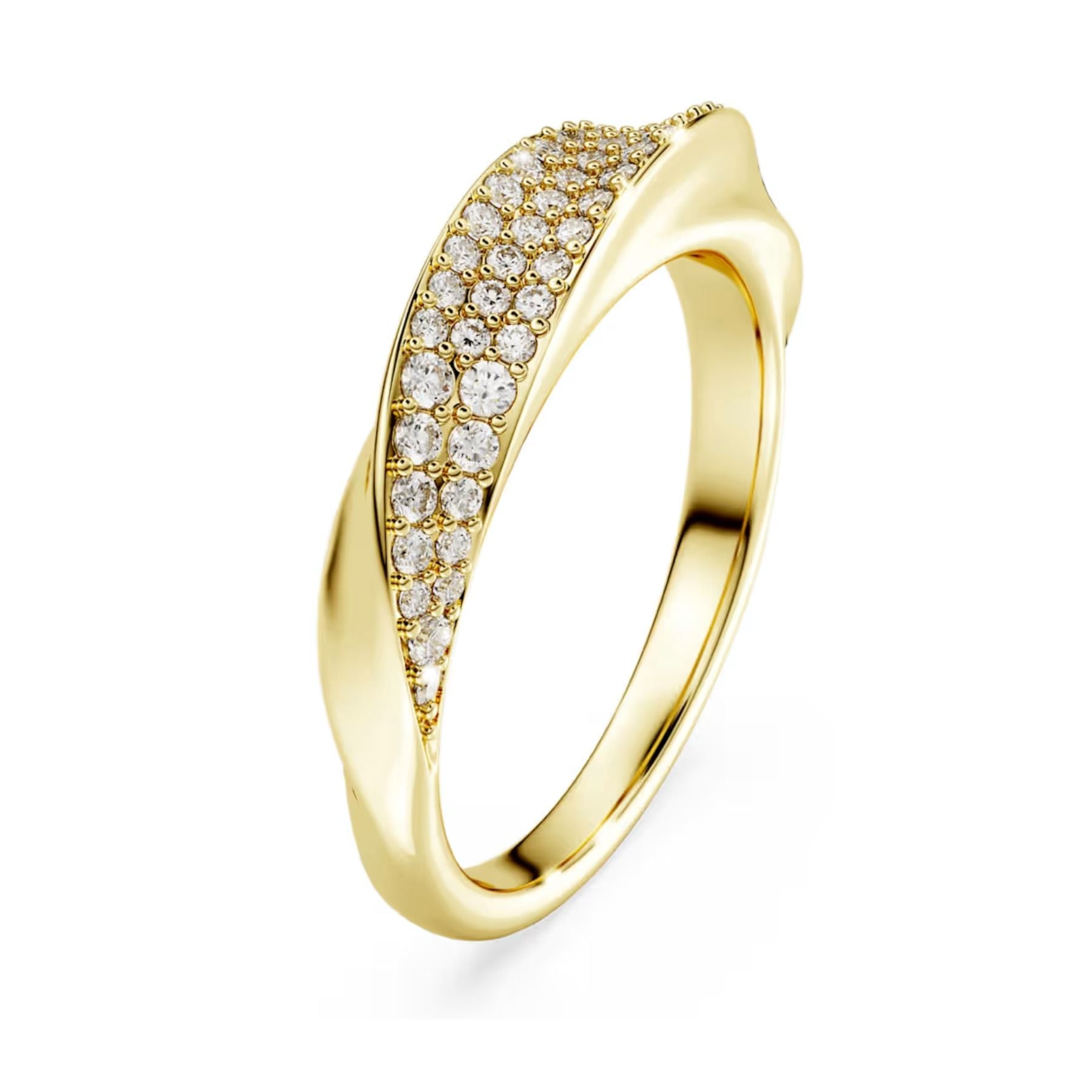 Swarovski Classica sormus, kullattu hopea ja kirkkaat zirkonit, 5746018