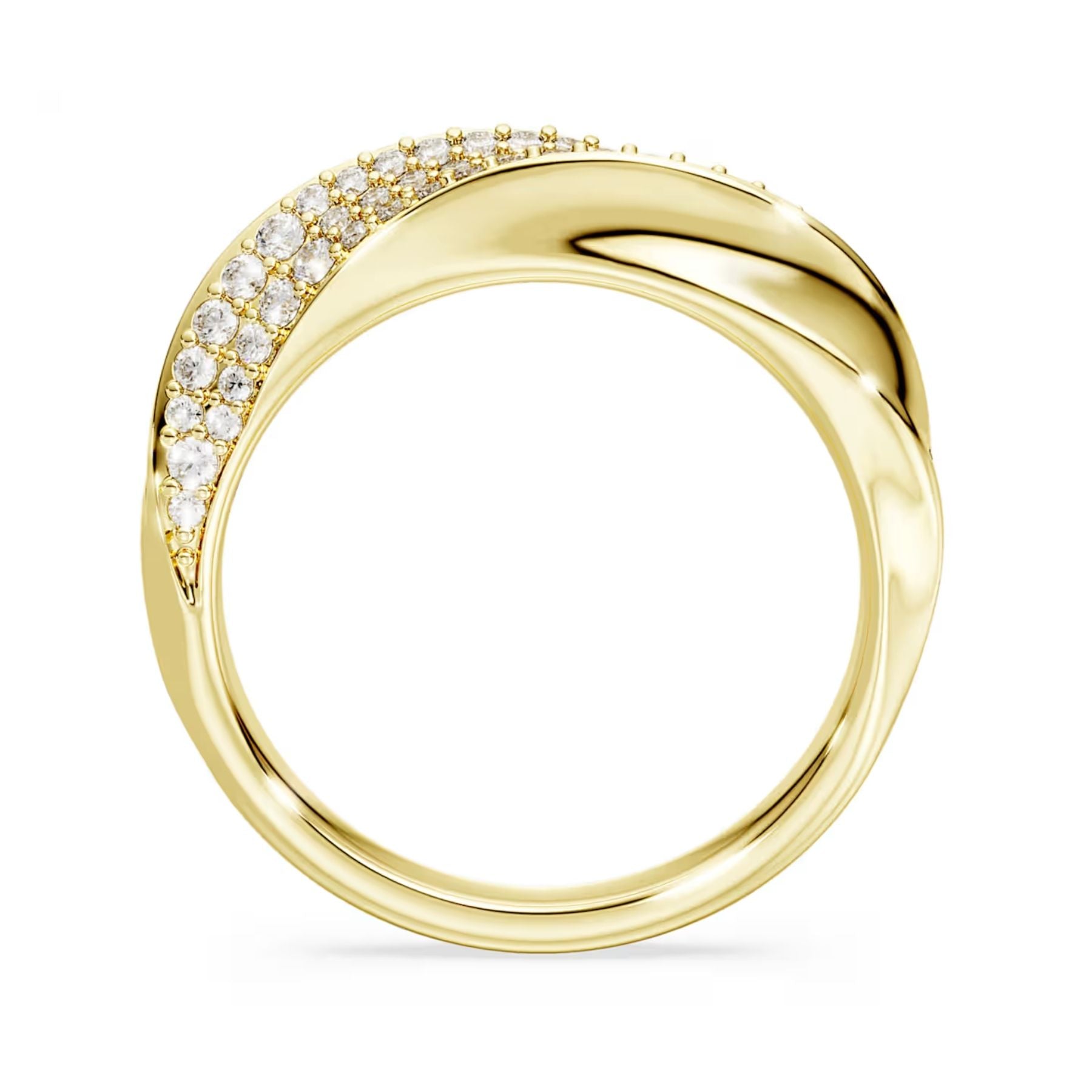 Swarovski Classica sormus, kullattu hopea ja kirkkaat zirkonit, 5746018