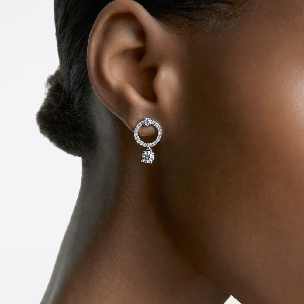 Swarovski Constella Circle korvakorut, kirkkaat kivet, 5563278