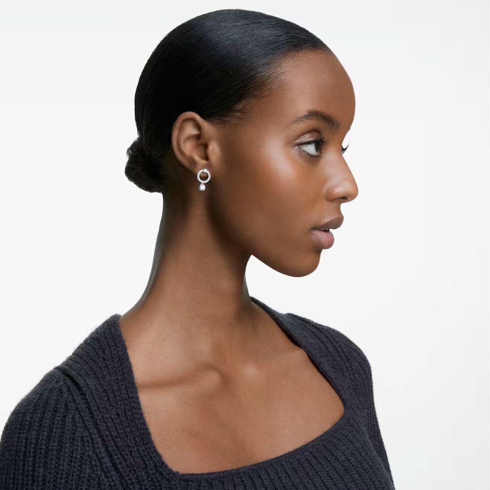 Swarovski Constella Circle korvakorut, kirkkaat kivet, 5563278