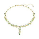 Swarovski Constella Y kaulakoru, keltakullanväri ja vihreät kristallit, 5722474