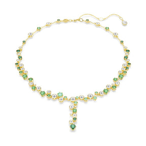 Swarovski Constella Y kaulakoru, keltakullanväri ja vihreät kristallit, 5722474