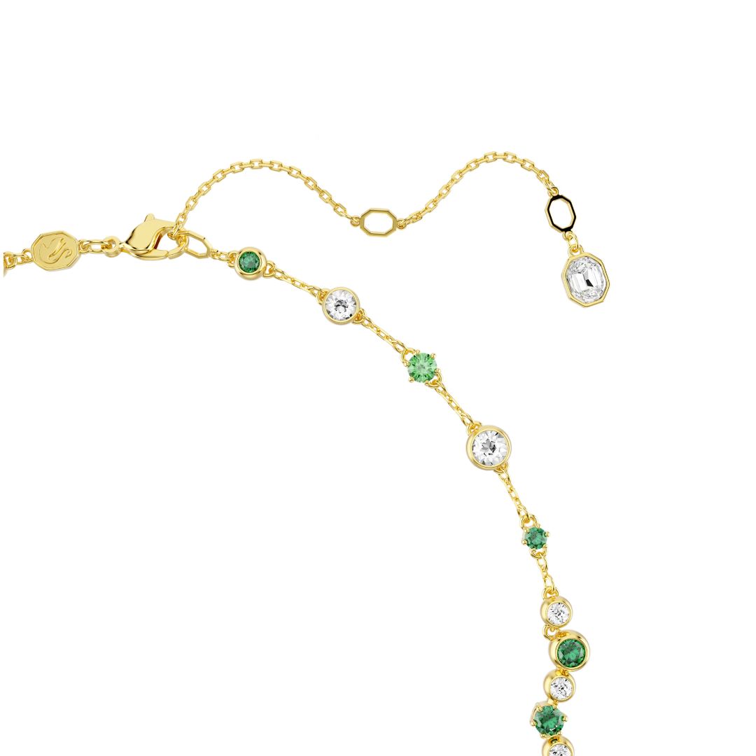 Swarovski Constella Y kaulakoru, keltakullanväri ja vihreät kristallit, 5722474