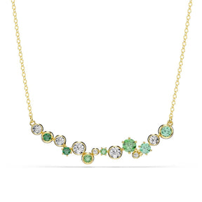 Swarovski Constella kaulakoru, keltakullanväri ja vihreät kristallit, 5732247