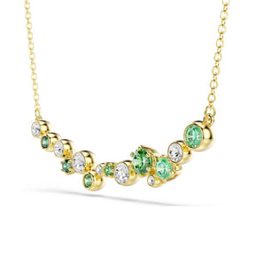 Swarovski Constella kaulakoru, keltakullanväri ja vihreät kristallit, 5732247