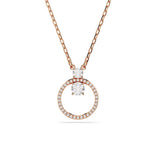 Swarovski Constella kaulakoru, ruusukullanväri ja kirkkaat kristallit 5692266