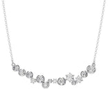 Swarovski Constella kaulakoru, vaalea metalli ja kirkkaat kristallit, 5722473