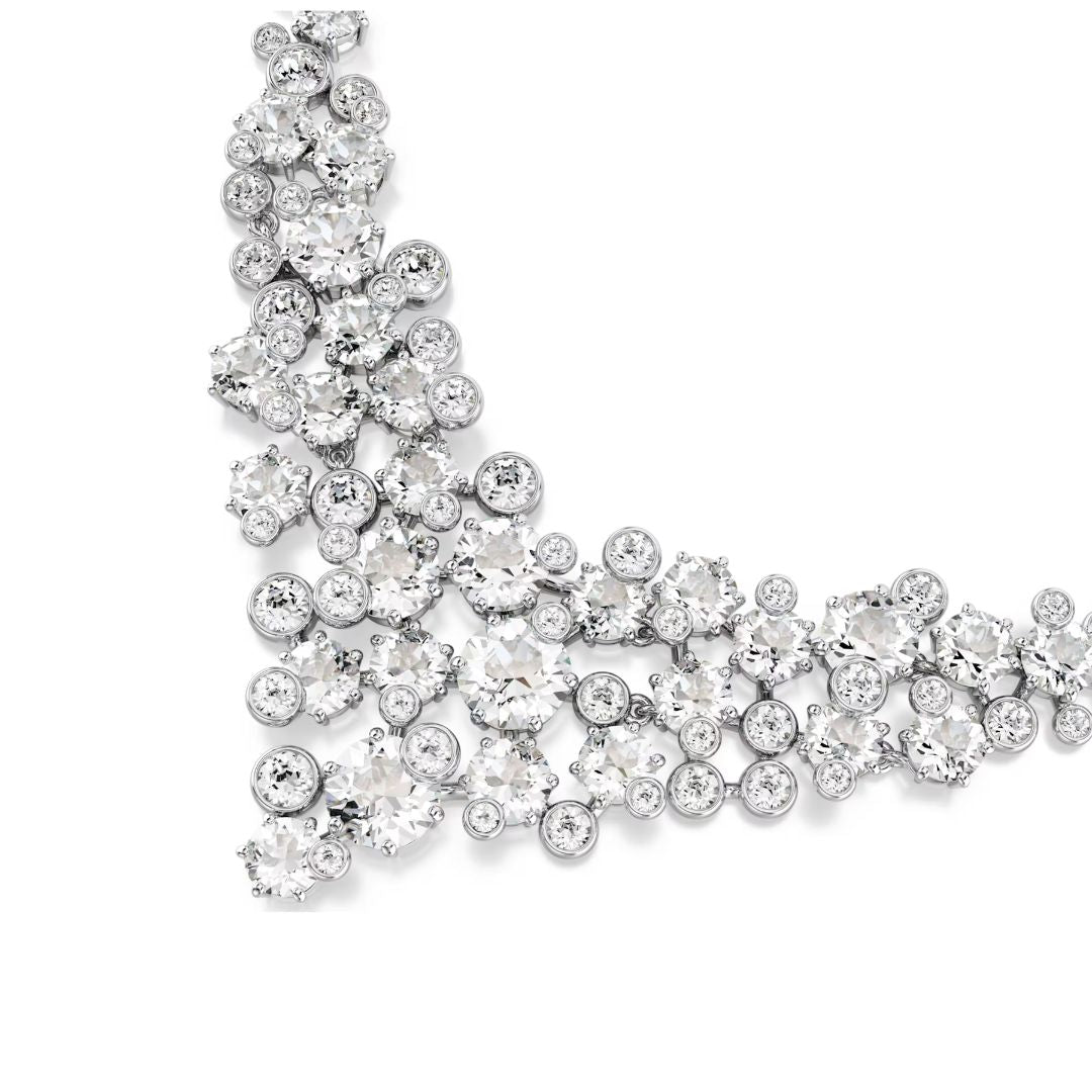 Swarovski Constella kaulakoru, vaalea metalli ja kirkkaat kristallit 5732249