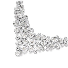 Swarovski Constella kaulakoru, vaalea metalli ja kirkkaat kristallit 5732249