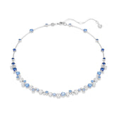 Swarovski Constella kaulakoru, vaalea metalli ja siniset kristallit, 5732255