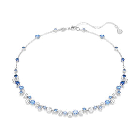 Swarovski Constella kaulakoru, vaalea metalli ja siniset kristallit, 5732255