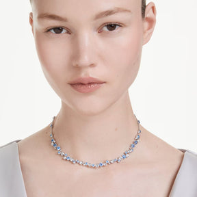 Swarovski Constella kaulakoru, vaalea metalli ja siniset kristallit, 5732255