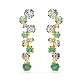 Swarovski Constella korvakorut, keltakullanväri ja vihreät kristallit, 5732248