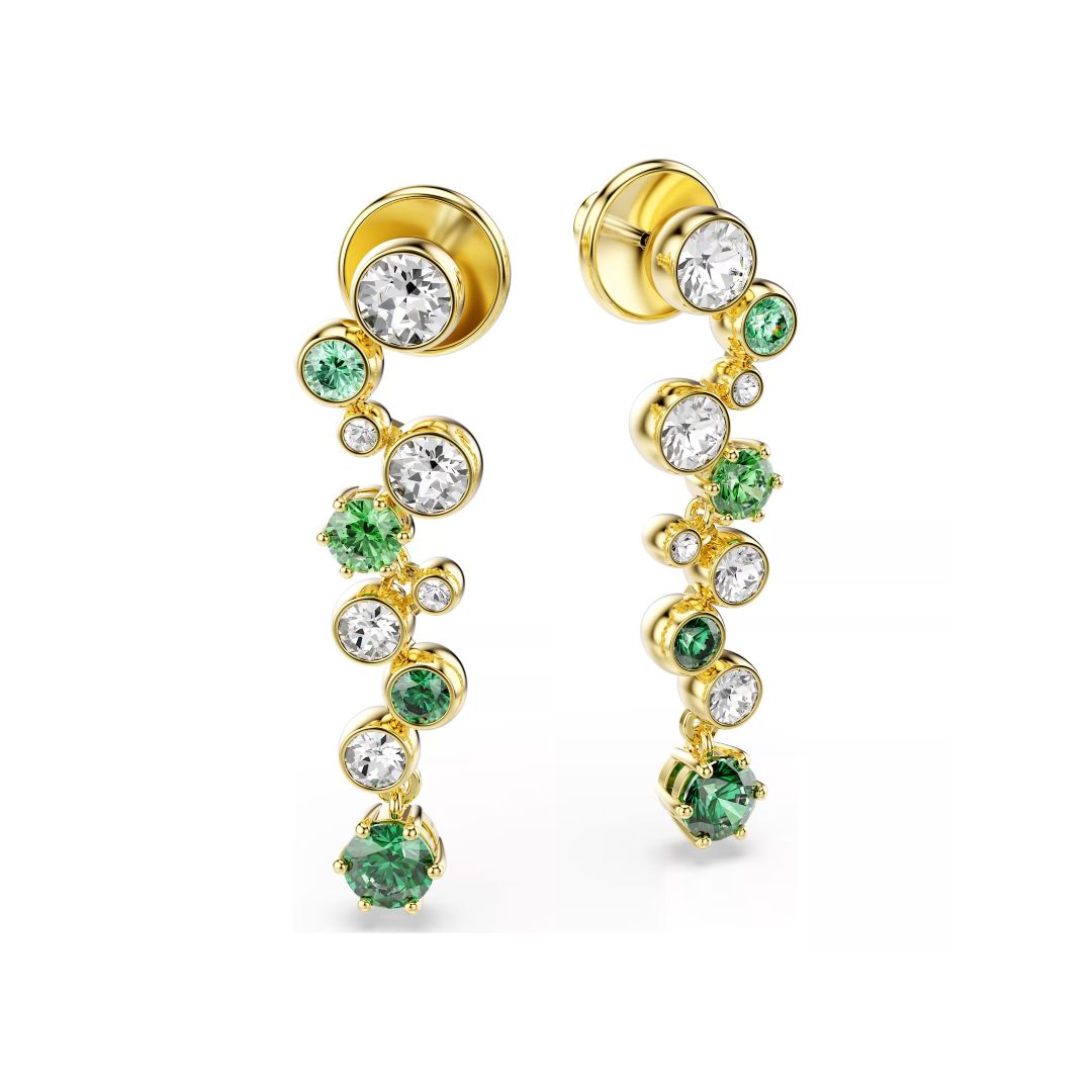 Swarovski Constella korvakorut, keltakullanväri ja vihreät kristallit, 5732248