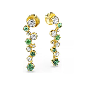 Swarovski Constella korvakorut, keltakullanväri ja vihreät kristallit, 5732248