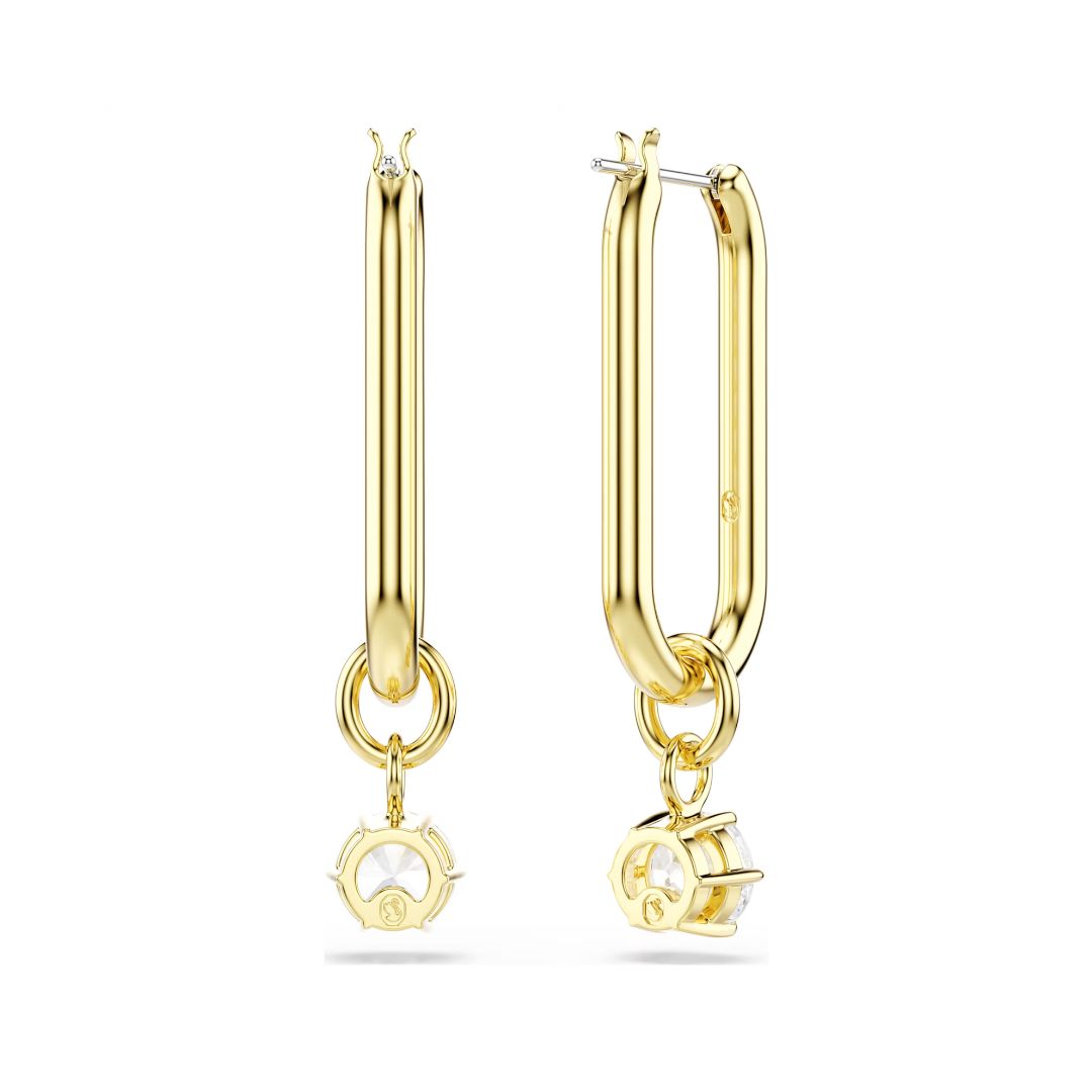 Swarovski Constella korvakorut, keltakullattu ja kirkkaat zirkonit, 5728587