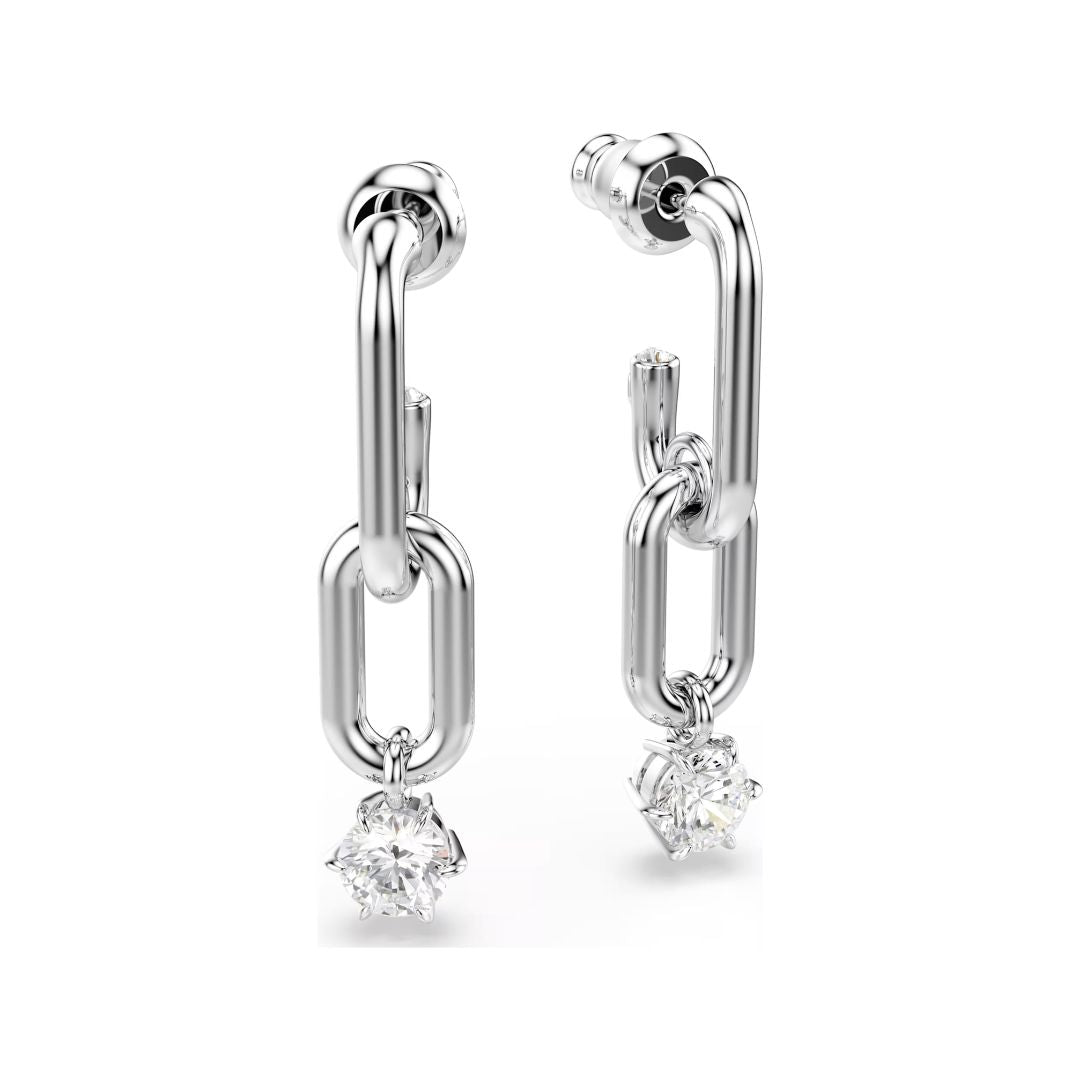 Swarovski Constella korvakorut, vaalea metalli ja kirkkaat kristallit 5728584