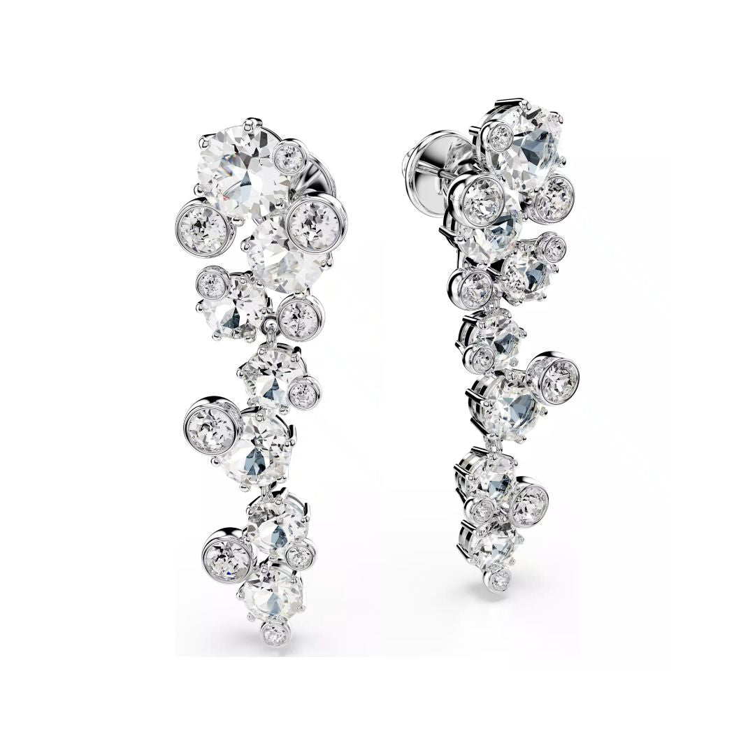 Swarovski Constella korvakorut, vaalea metalli ja kirkkaat kristallit, 5732252