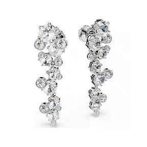 Swarovski Constella korvakorut, vaalea metalli ja kirkkaat kristallit, 5732252