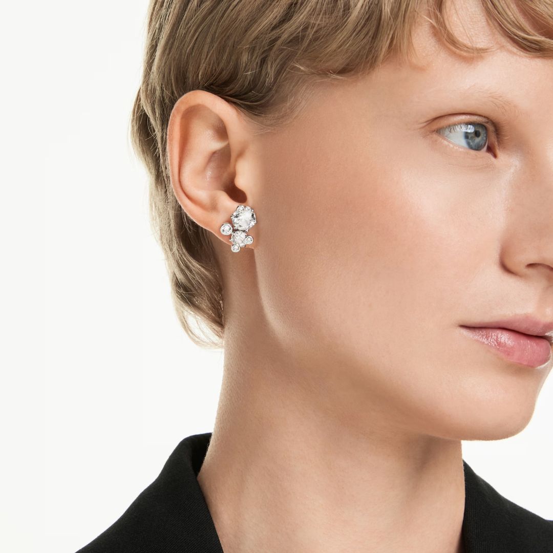 Swarovski Constella korvakorut, vaalea metalli ja kirkkaat kristallit, 5732253