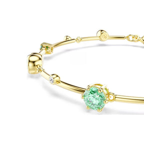 Swarovski Constella rannekoru, keltakullanväri ja vihreät kristallit, 5722478