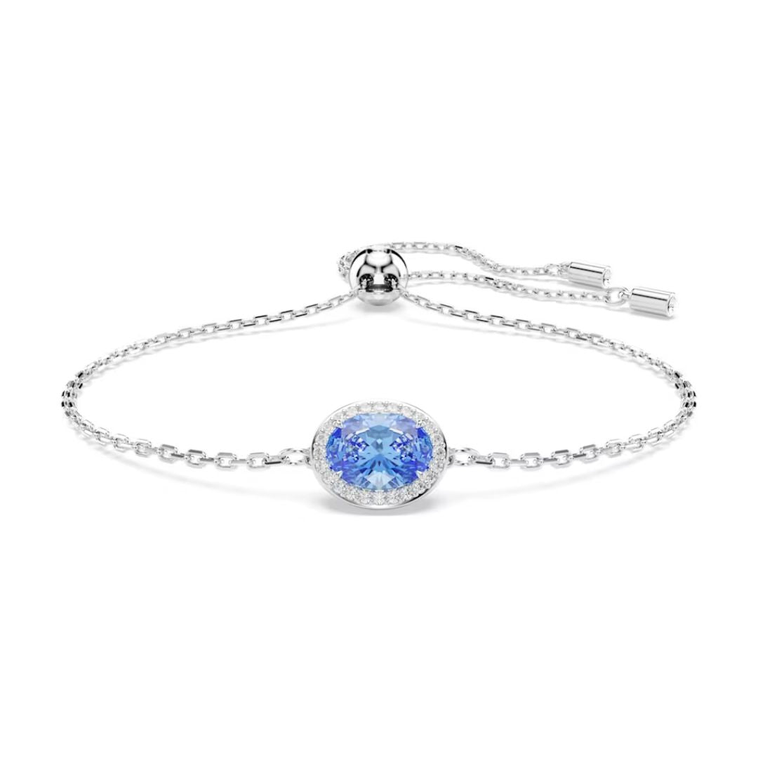 Swarovski Constella rannekoru, vaalea metalli ja sininen kristalli 5671895