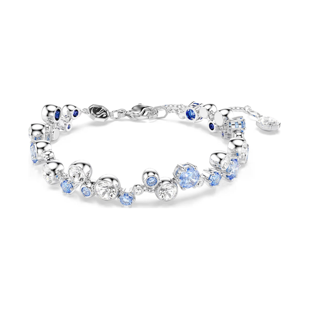 Swarovski Constella rannekoru, vaalea metalli, kirkkaat ja siniset kristallit 5722479