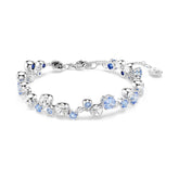 Swarovski Constella rannekoru, vaalea metalli, kirkkaat ja siniset kristallit 5722479