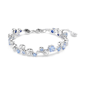 Swarovski Constella rannekoru, vaalea metalli, kirkkaat ja siniset kristallit 5722479