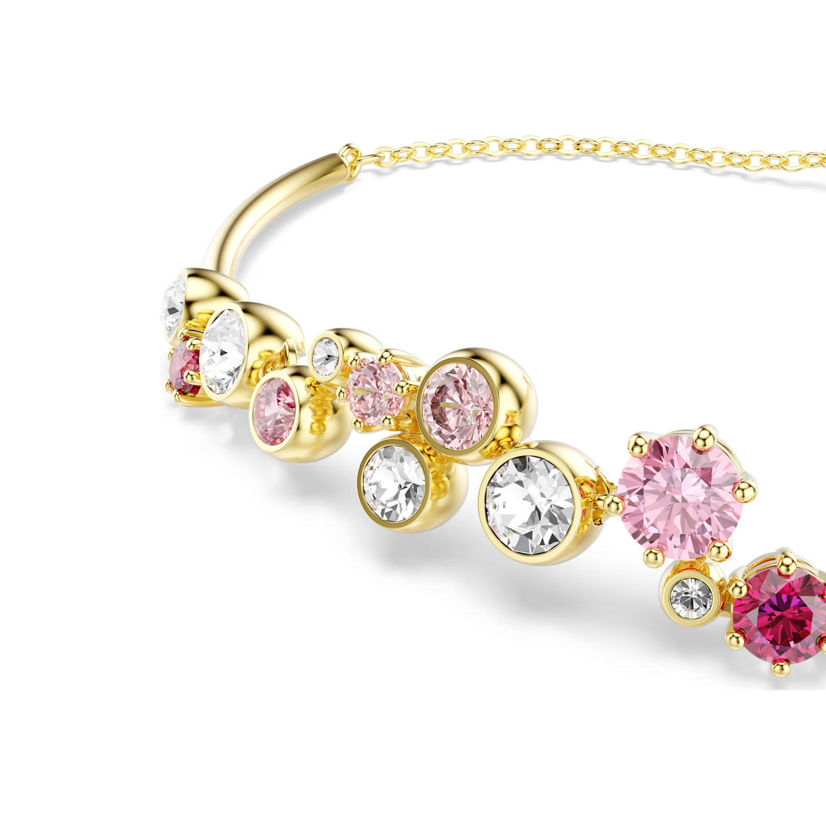 Swarovski Constella rannerengas, keltakullanväri ja pinkit kristallit, 5722476