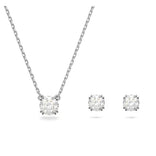 Swarovski Constella riipus ja korvakorut, vaalea metalli ja kirkkaat kristallit 5647663