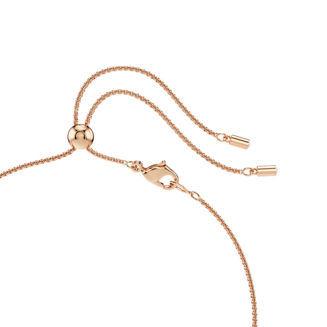 Swarovski Constella riipus, ruusukullanväri, kirkkaat kristallit ja valkoinen helmi, 5728589