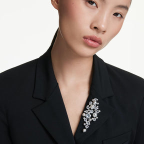 Swarovski Constella rintakoru, vaalea metalli kirkkailla kristalleilla 5722516