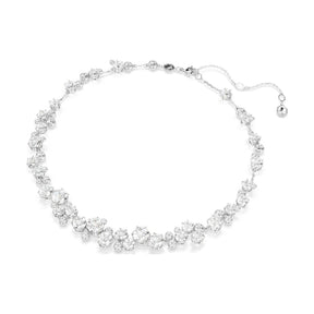 Swarovski Constella, setti, kaulakoru, rannekoru ja korvakorut, vaalea metalli ja kirkkaat kristallit 5738285