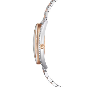 Swarovski Crystalline aura rannekello, ruusukullanväri, hopeanväri ja kirkkaat kristallit, 5644075