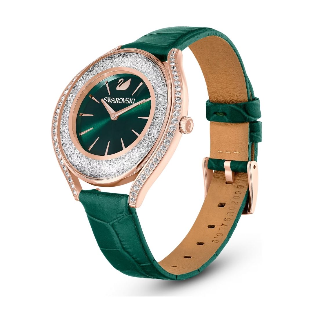 Swarovski Crystalline aura rannekello, ruusukullanväri ja kirkkaat kristallit, 5644078