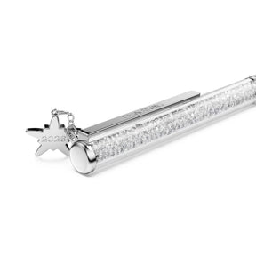 Swarovski Crystalline kuulakärkikynä, valkoinen, kromi ja kirkkaat kristallit, 5717136