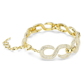 Swarovski Dextera Choker kaulakoru, keltakullattu ja kirkkaat kristallit, 5741788
