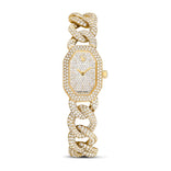 Swarovski Dextera chain rannekello, keltakullanväri ja kirkkaat kristallit, 5668854