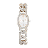 Swarovski Dextera chain rannekello, samppanjakullanväri ja kirkkaat kristallit, 5711710