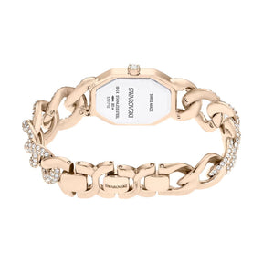 Swarovski Dextera chain rannekello, samppanjakullanväri ja kirkkaat kristallit, 5711710