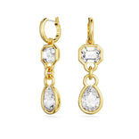 Swarovski Dextera korvakorut, keltakullanväri ja kirkkaat kristallit