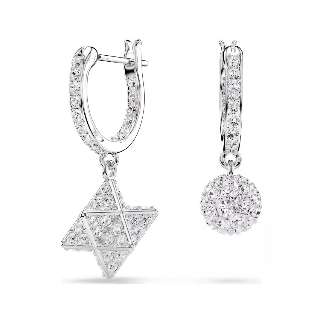 Swarovski Dextera korvakorut, vaalea metalli ja kirkkaat kristallit 5693194