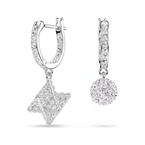 Swarovski Dextera korvakorut, vaalea metalli ja kirkkaat kristallit 5693194