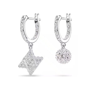 Swarovski Dextera korvakorut, vaalea metalli ja kirkkaat kristallit 5693194
