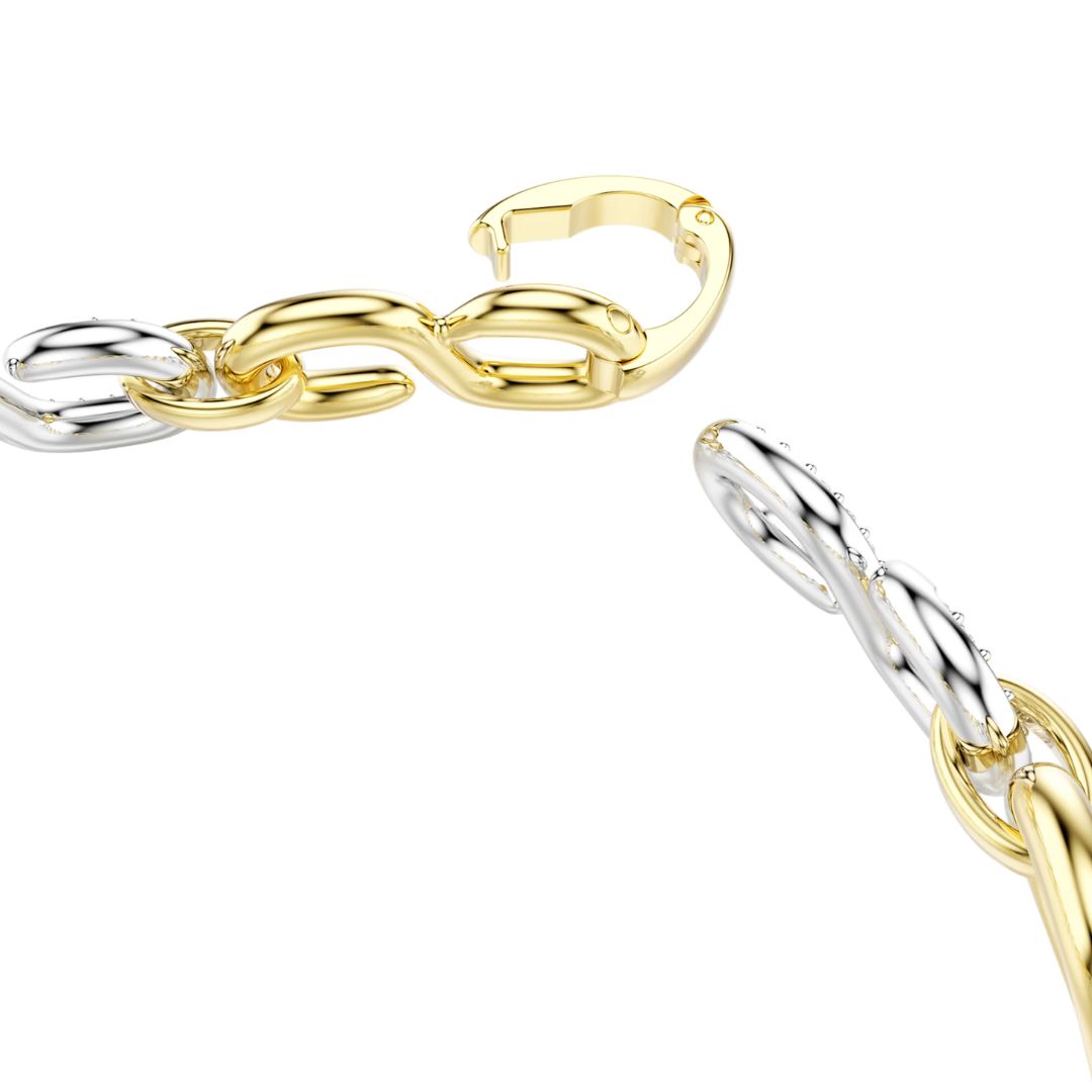 Swarovski Dextera rannekoru, keltakullattu ja kirkkaat kristallit, 5741792